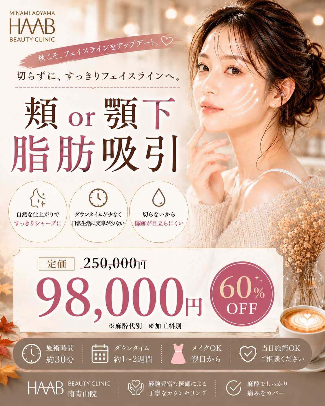 顔の脂肪吸引