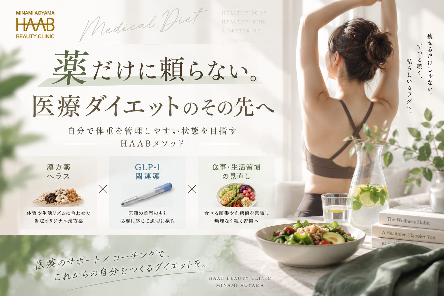 医療ダイエットは薬だけじゃない｜GLP-1・漢方と食事改善で体重管理をサポート